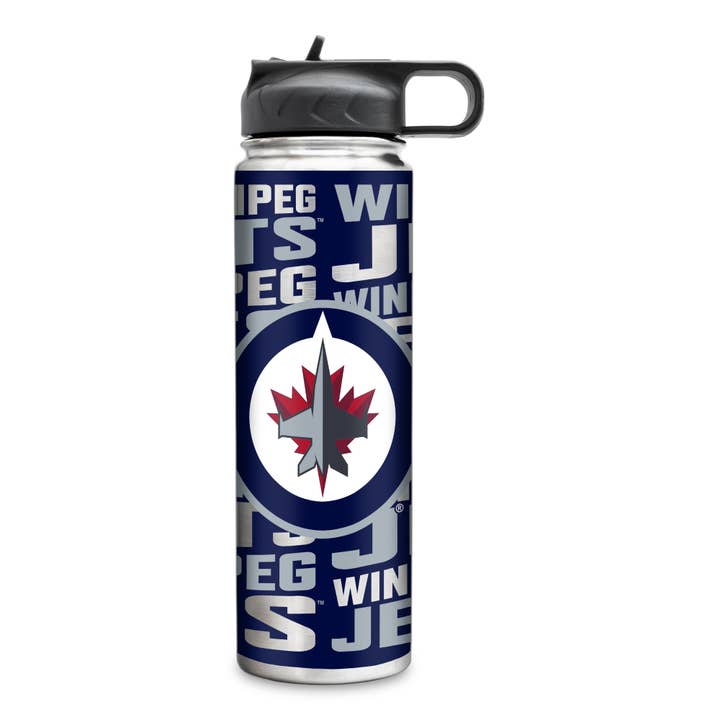 NHL Hockey Winnipeg Jets 22oz Stainless Steel Tumbler for wholesale by Rico Industries