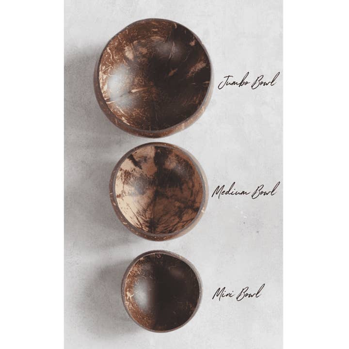 Enable Nature – wholesale Bowl – Natural Coconut Bowls