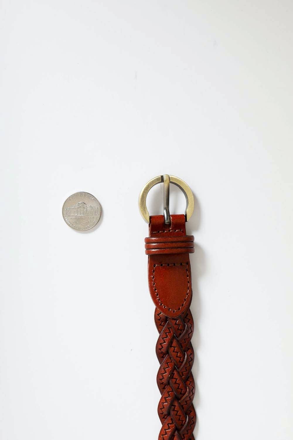 Leto Accessories – Engroshandel Bælte - Dame – Klassisk flettet læderbælte – til ethvert look 👖4