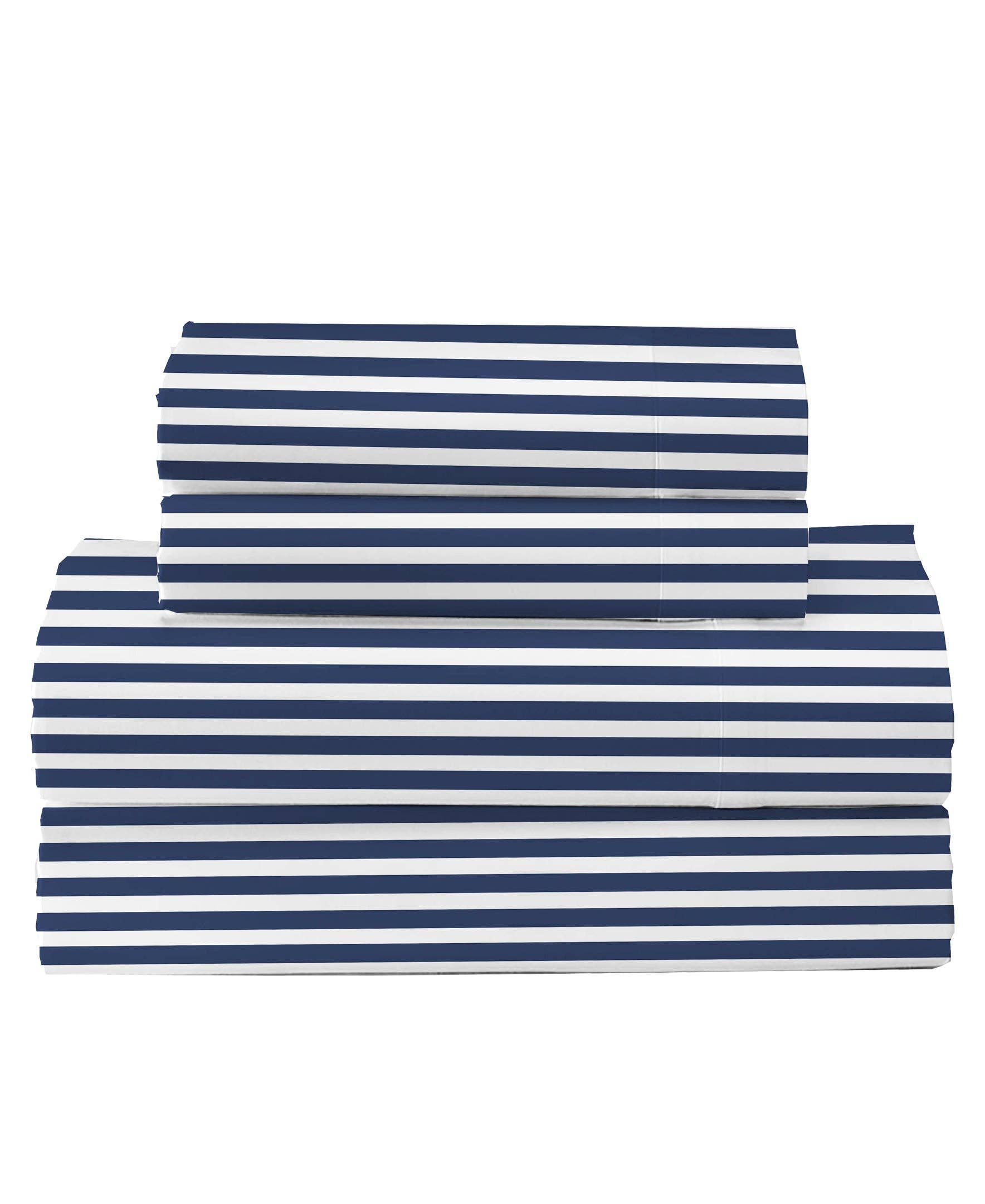 Feather & Stitch New York - Vente Parures de lit - Ensemble de draps en percale 100 % coton, 300 fils (4 pièces)7