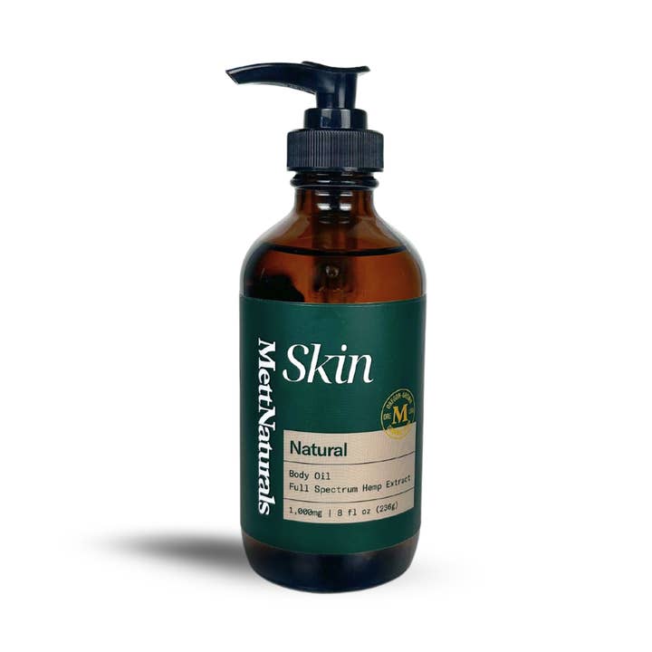 Skin, CBD Full Spectrum Body Oil - Natural for wholesale by Mett Naturals CBD