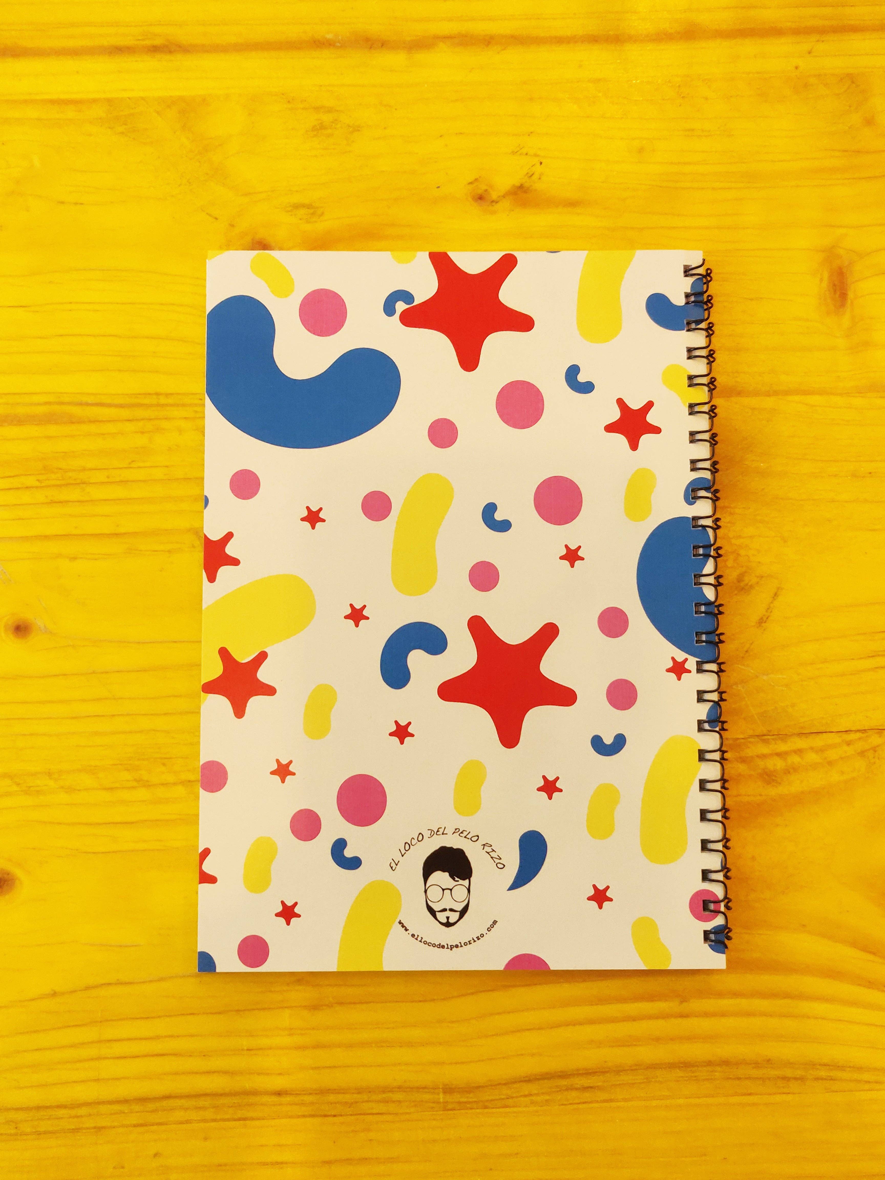 El loco del Pelo Rizo - Wholesale Notebook - Paquita Salas Santa Notebook1
