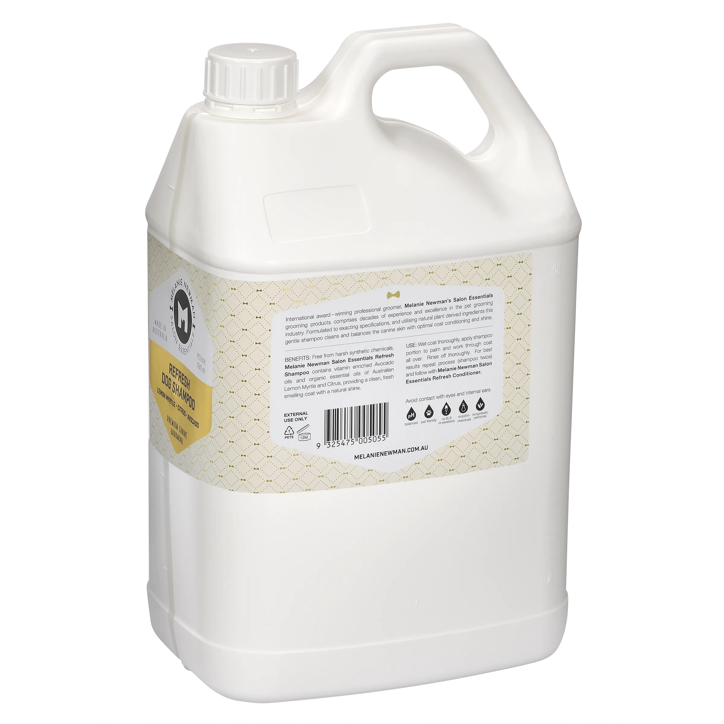 Melanie Newman Salon Essentials - Wholesale Pet shampoo – Dog - Refresh Dog Shampoo3