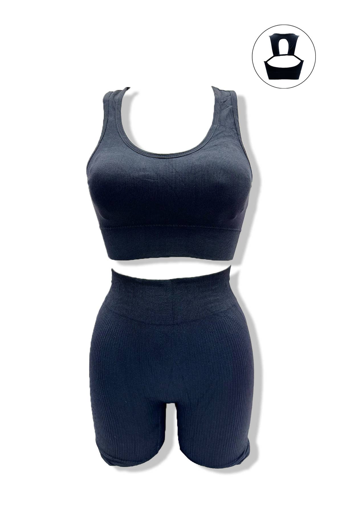 Belle Com'Elle - Wholesale Activewear Set - Women's - Ribbed Sports Set