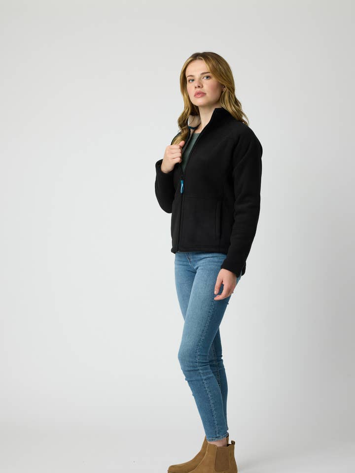 Cuthbert Women's Jacket in Black for wholesale by Rainbird