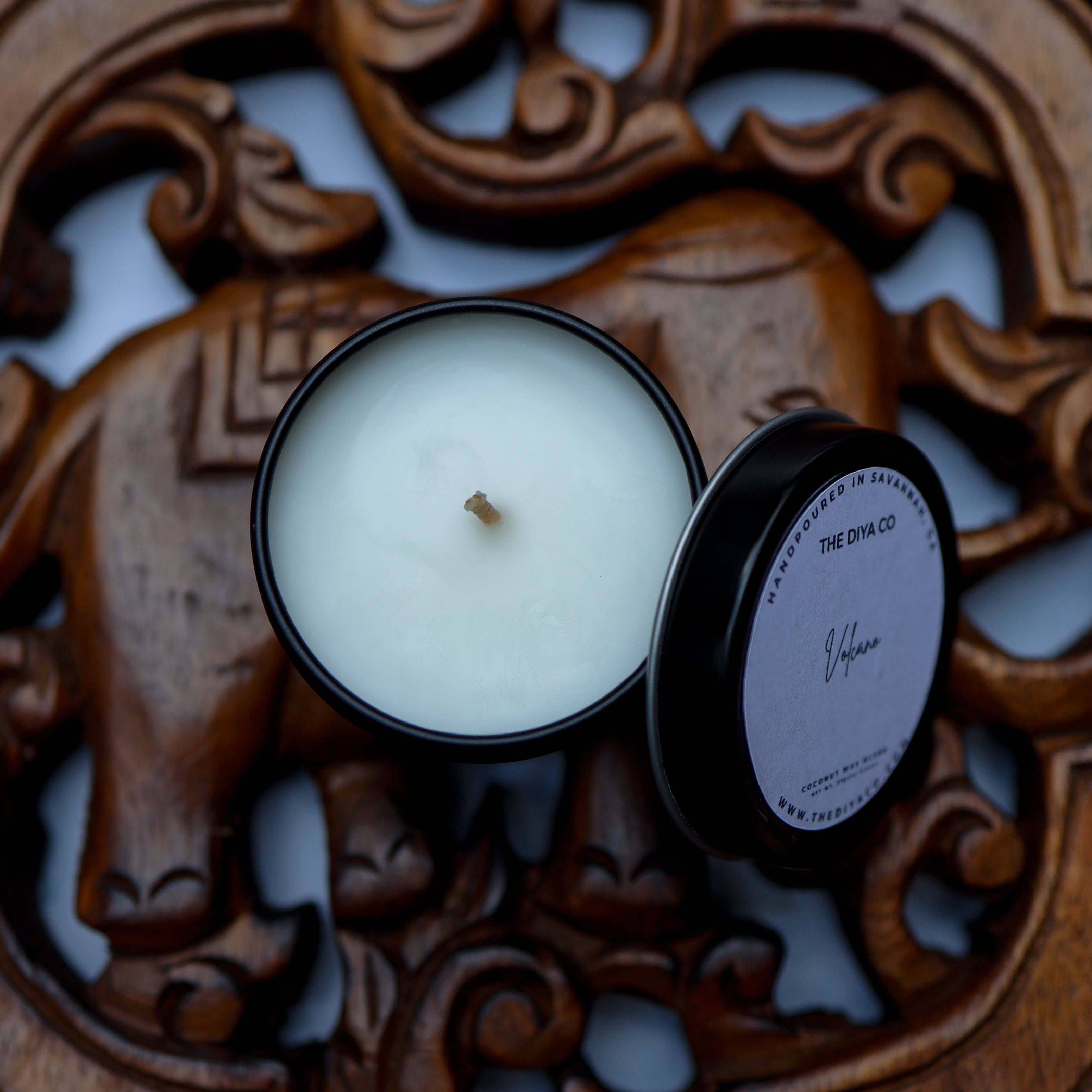 The Diya Co - Wholesale Travel Candles - Mini Tin 2oz Candle |Best Selling Scents |Coconut Soy Wax15