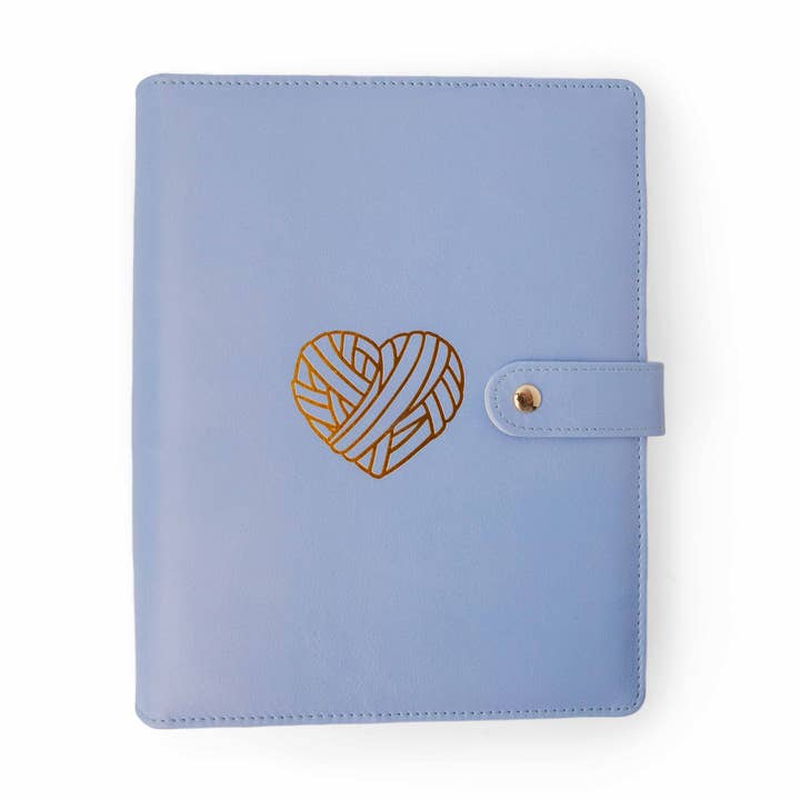 Purple Heart Project Journal Planner for Knitters & Crocheters for wholesale by Twice Sheared Sheep