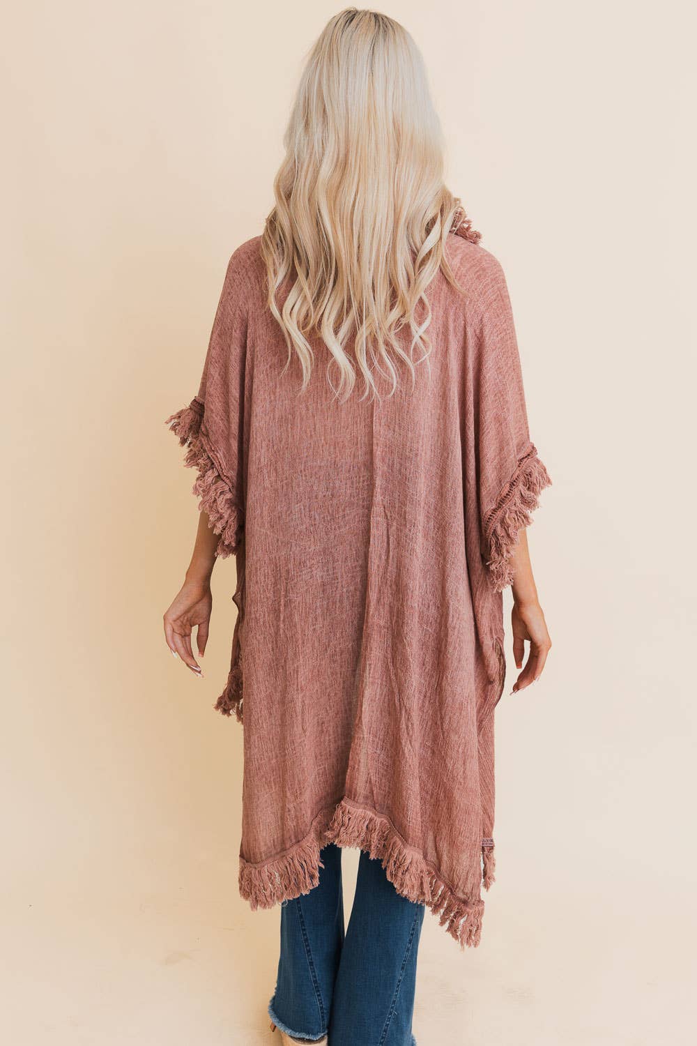 Leto Accessories – wholesale Kimono – Women's – Bestselling Sun-bleached Fringe Ruffle Kimono☀️4