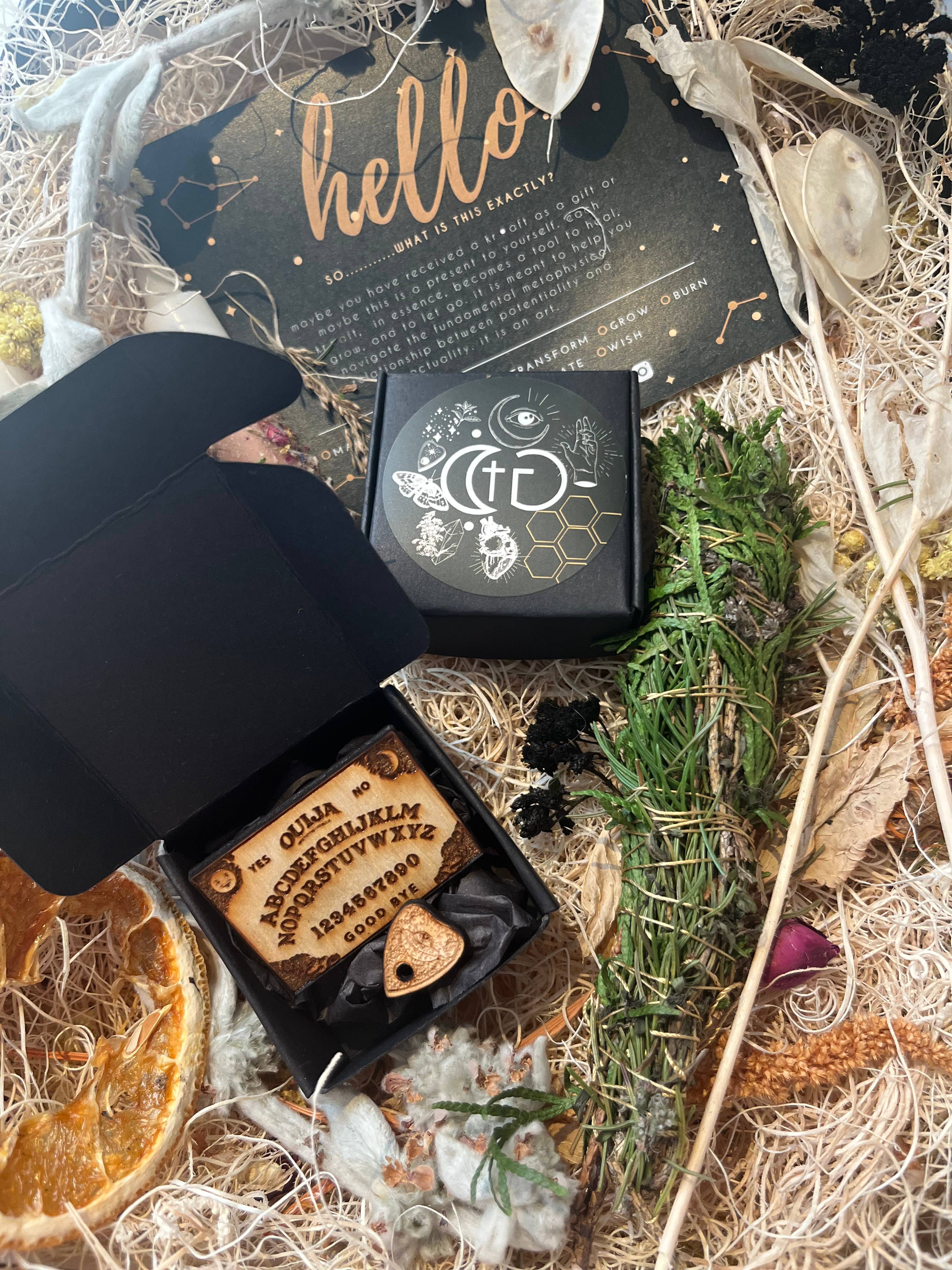 The Chaotic Good (previously The Great Cosmic Trust) - Wholesale Spirit Board - smallest traditional ouija board in a box1