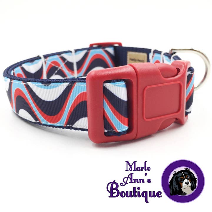 Patriotiske bølger hunde for engroshandel hos Marlo Ann's Boutique