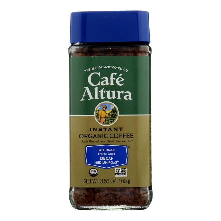 Cafe Altura - Coffee Instant Decaf - Case Of 6 - 3.53 Oz for wholesale by Ware Spark