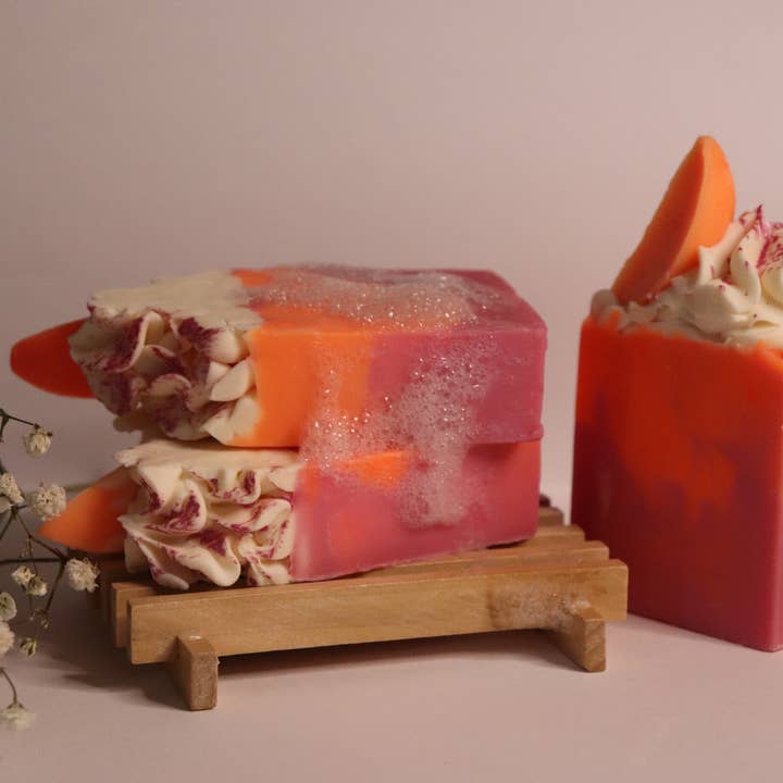 Sangria Goats Milk Soap for wholesale by Katie Bee Waste Free