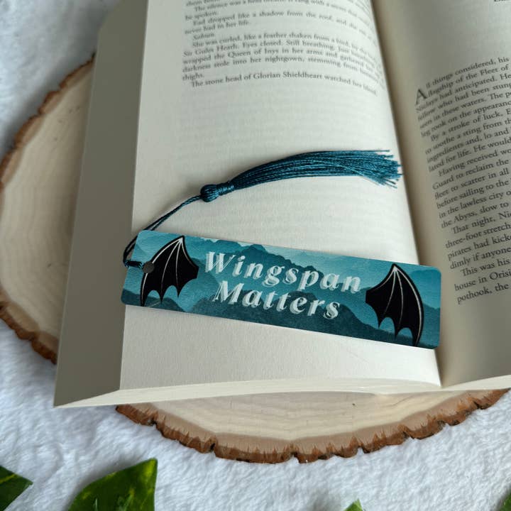 Custom Sprayed Edges - Wholesale Bookmark - Wingspan Matters Bookmark0