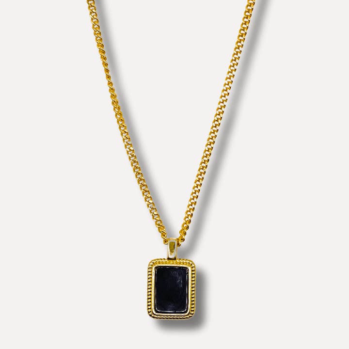 Daniela Janette – wholesale Pendant/charm necklace – Black Onyx Pendant Necklace