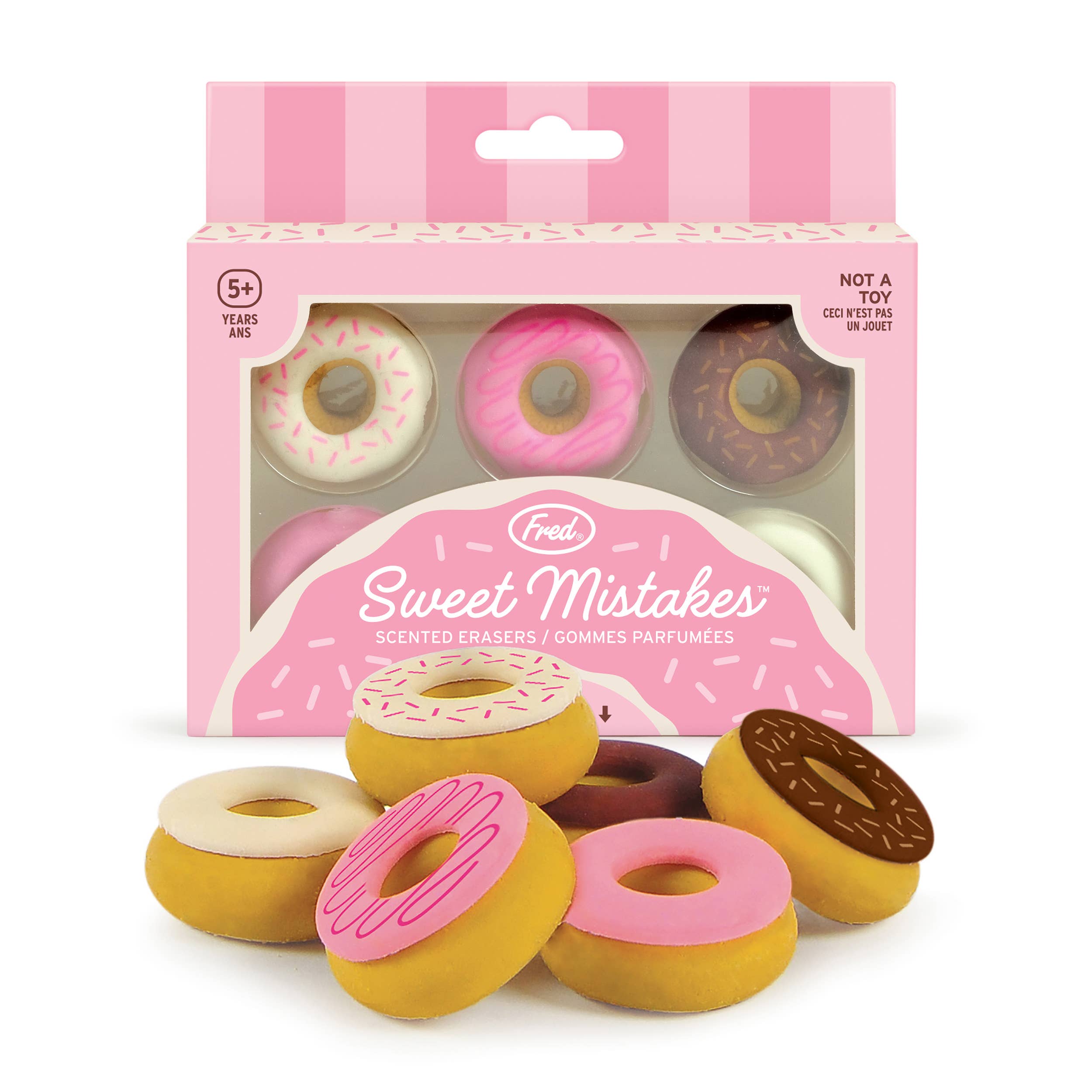 Fred & Friends - Wholesale Eraser - Sweet Mistakes - Donut  Erasers0