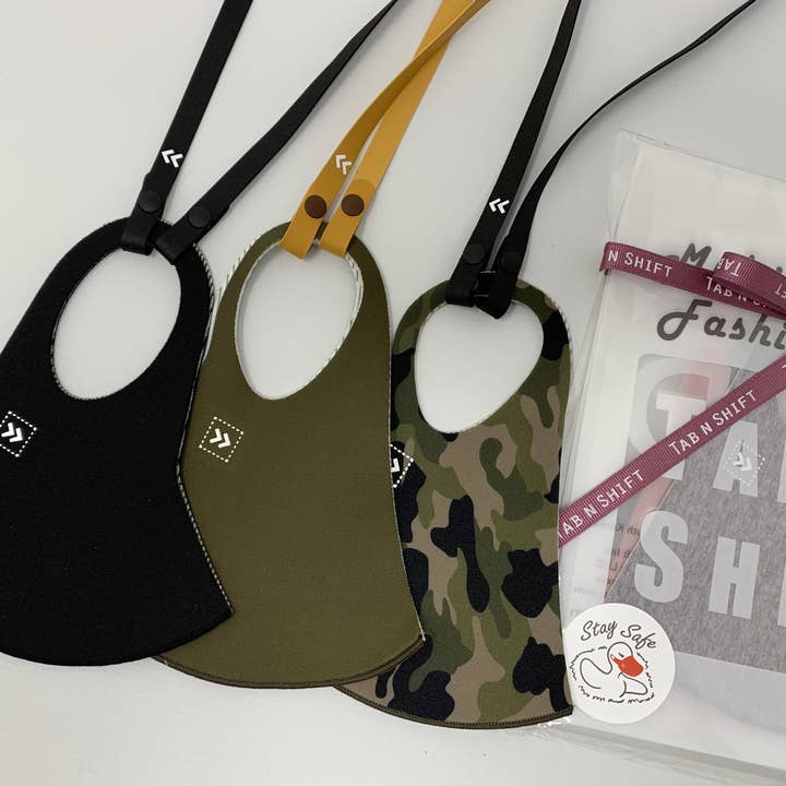 TAB N SHIFT – wholesale Snodd - Dam – PU Mask Nyckelband