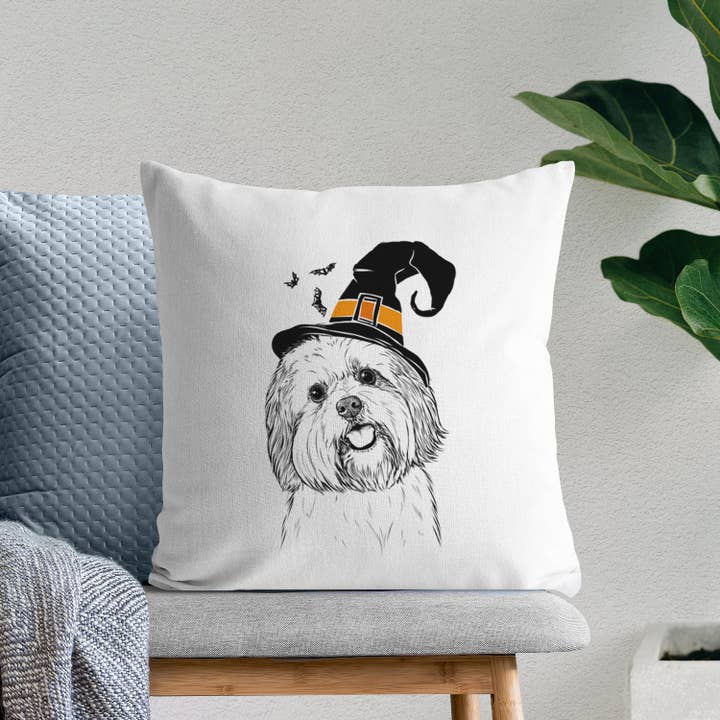 Inkopious - Wholesale Throw Pillow Cover - Nikka the Lowchen - Throw Pillow Cover2