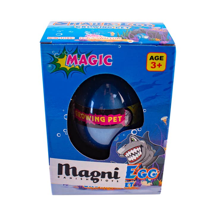 Growing egg with shark for wholesale by Magni ApS