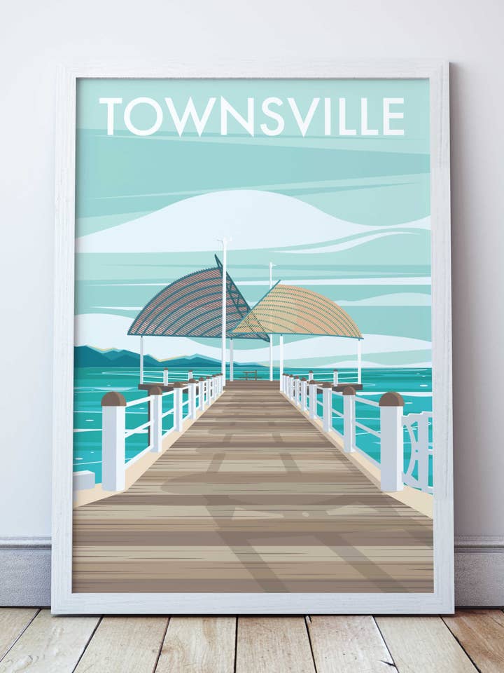 Townsville Travel Print for wholesale by Seascape Prints