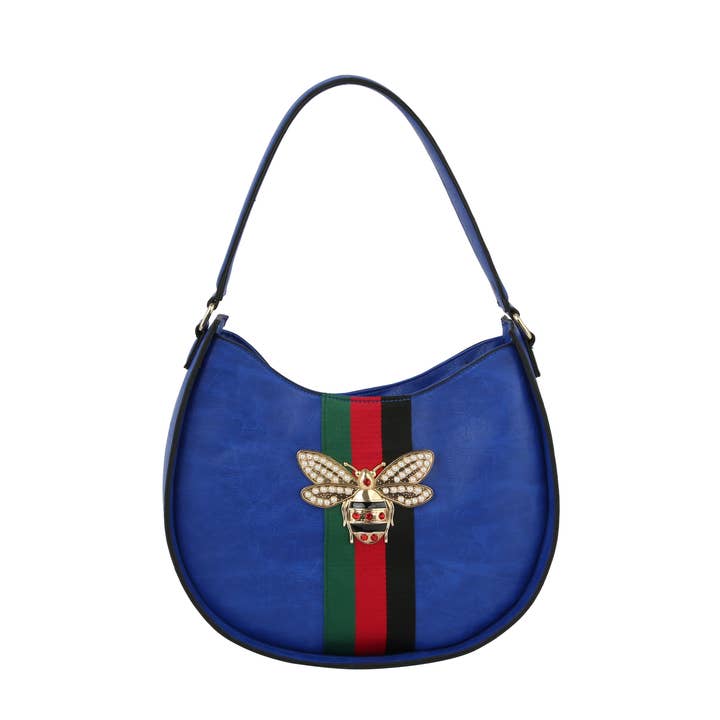 Handbag Factory Corp - Wholesale Satchel - Women's - Satchel Purse Bee Charm Pendant Handbag