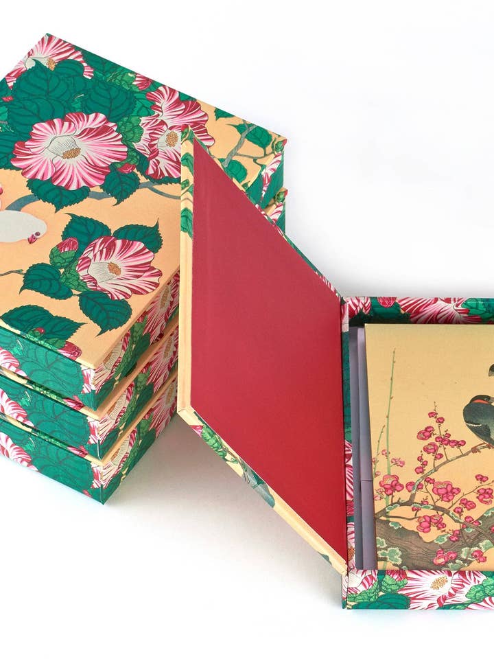 Cartões de Nota em Caixa de Recordações de Ohara Shōson por atacado de Pomegranate