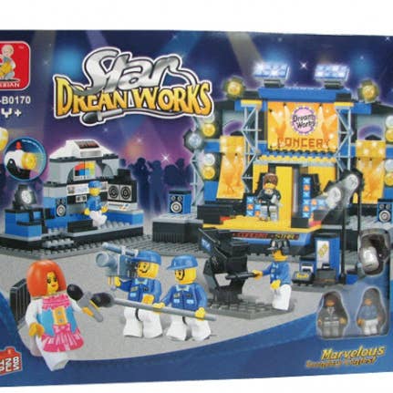 Kit de briques de construction du concours secondaire (428 Pcs) pour la vente par Texas Toy Distribution