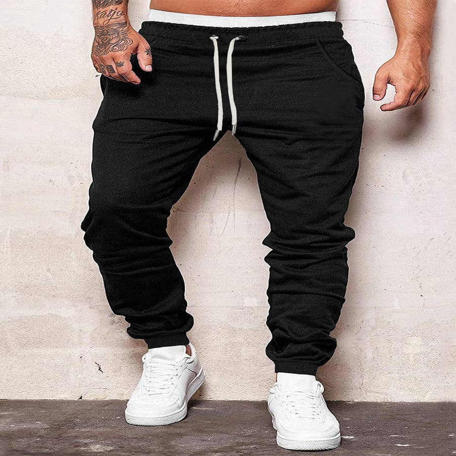  LCMTWX Tech Knit Jogger Men Mens Stacked Sweatpants Cotton Mens  Joggers Men Sweatpants Relaxed Fit Pants Men Mens Sweatpants Sweatpants  Pack Deal of The Day Clearance Black : Clothing, Shoes 