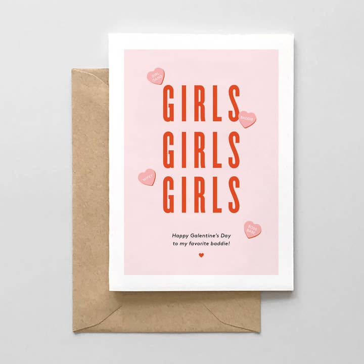 GIRLS GIRLS GIRLS - Galentine's Day Baddie for wholesale by Spaghetti & Meatballs
