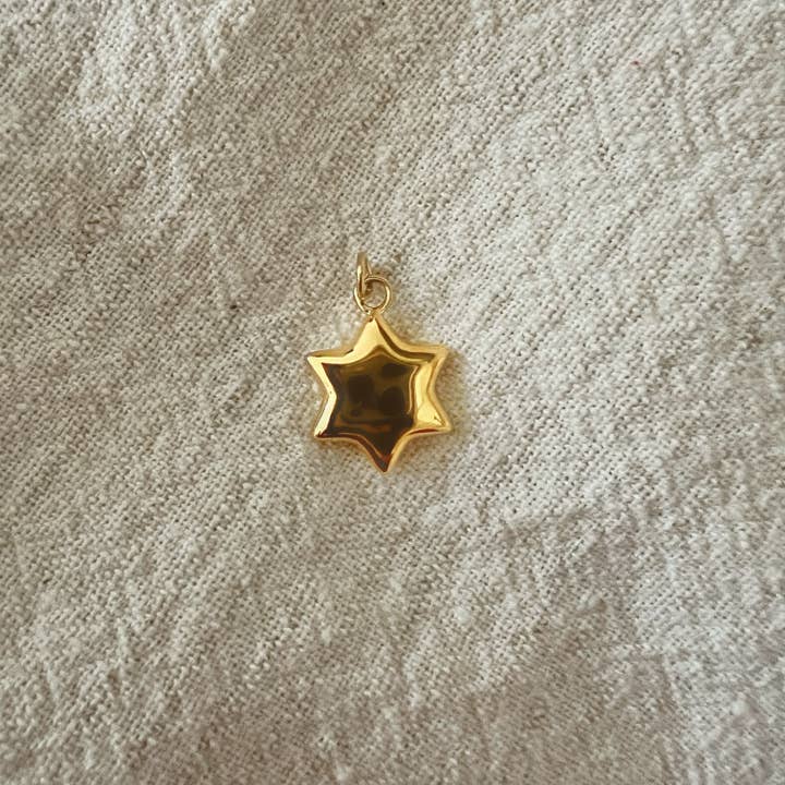 Jewish Star Bubble Charm for wholesale by Mamaleh Jewelry
