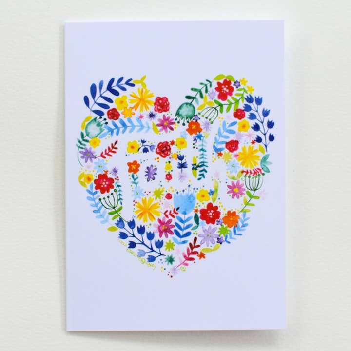 Faith, Hope, & Love- Set of 3 Blank Greeting Cards for wholesale by Carla Quigley Art