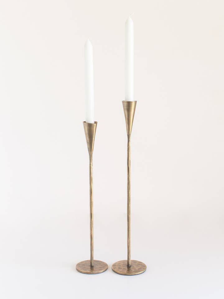 Porte-bougies en fer forgé à la main Phoenix - Lot de 2 pour la vente par Creative Women