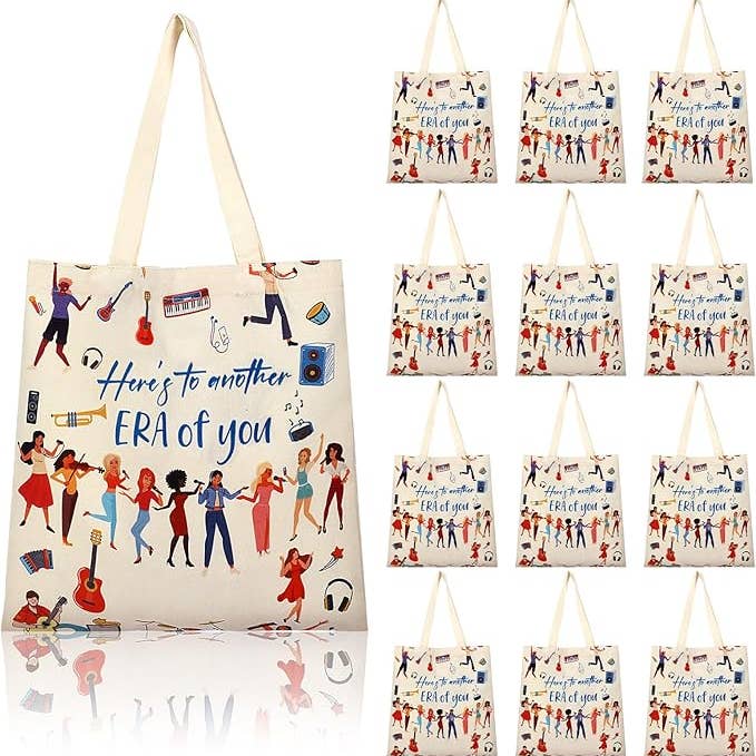 Crover - Wholesale Gift Bag - Music-Themed Canvas Tote Bags5