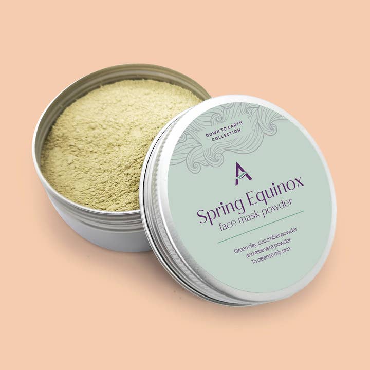 Spring Equinox Face Mask Powder With French Green Clay for wholesale by Ascent Bath & Body