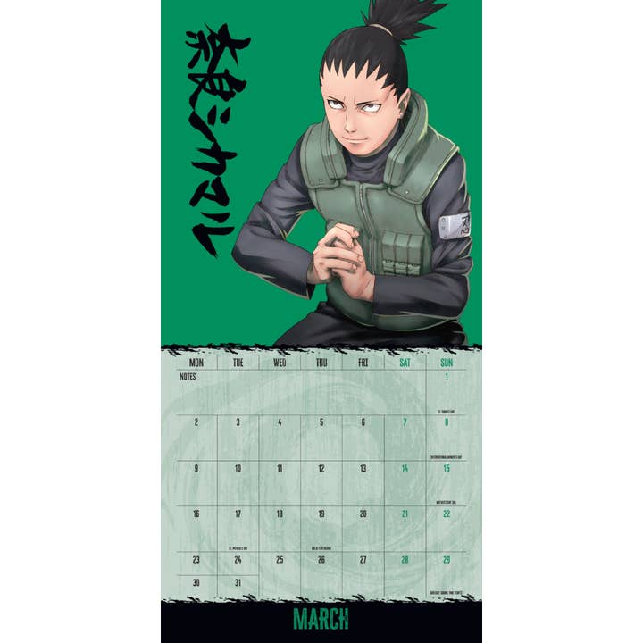 Danilo Promotions Ltd – wholesale Calendar – NARUTO SHIPPUDEN 2026 SQUARE CALENDAR1