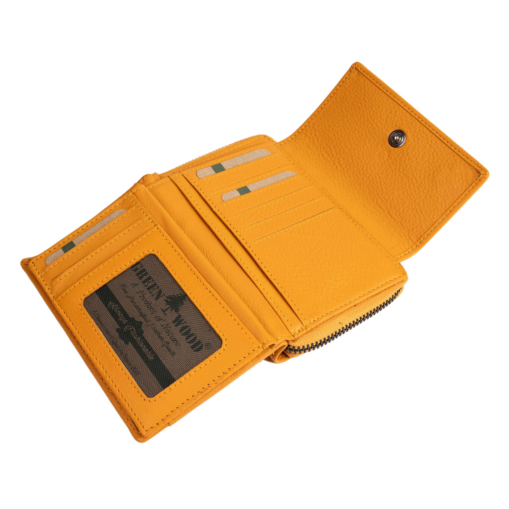 Greenwood - Wholesale Wallet - Women's - Kazu Wallet Women Medium Leather Purse Ladies RFID3