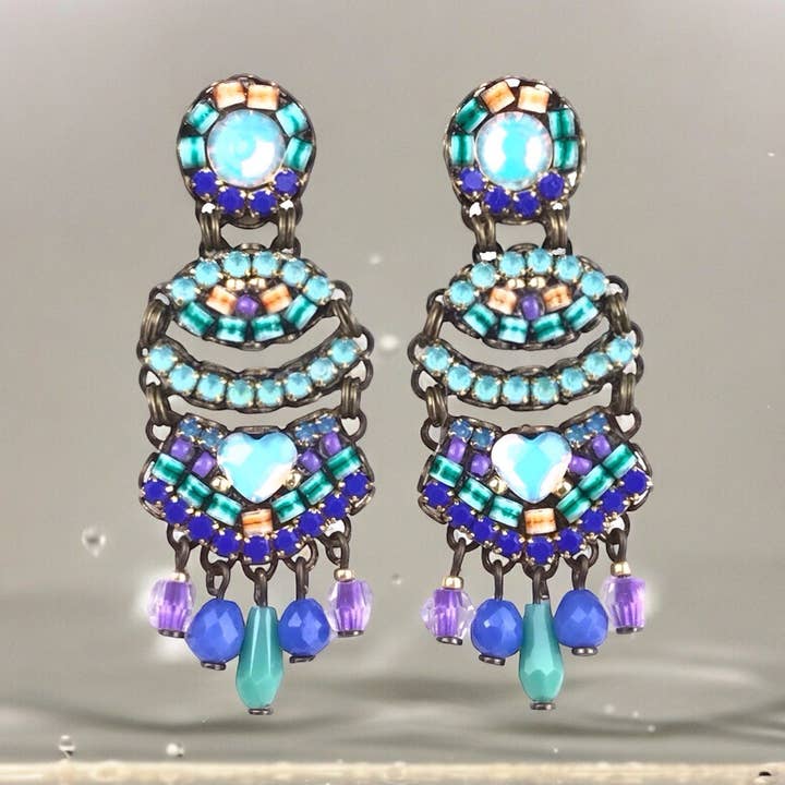 Crystal Earrings Sparkles for wholesale by melizijewelry