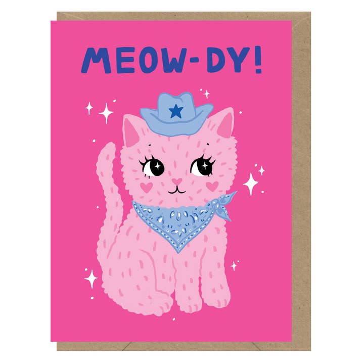 Earlybird Designs – wholesale Everyday greeting card – LITT7 Meow-dy - Mini Card0