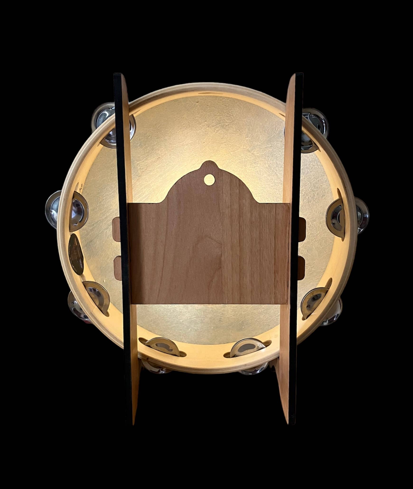 inRhythm - Vendita all'ingrosso Scultura - Tamburello flamenco da 10" con espositore illuminato opzionale5