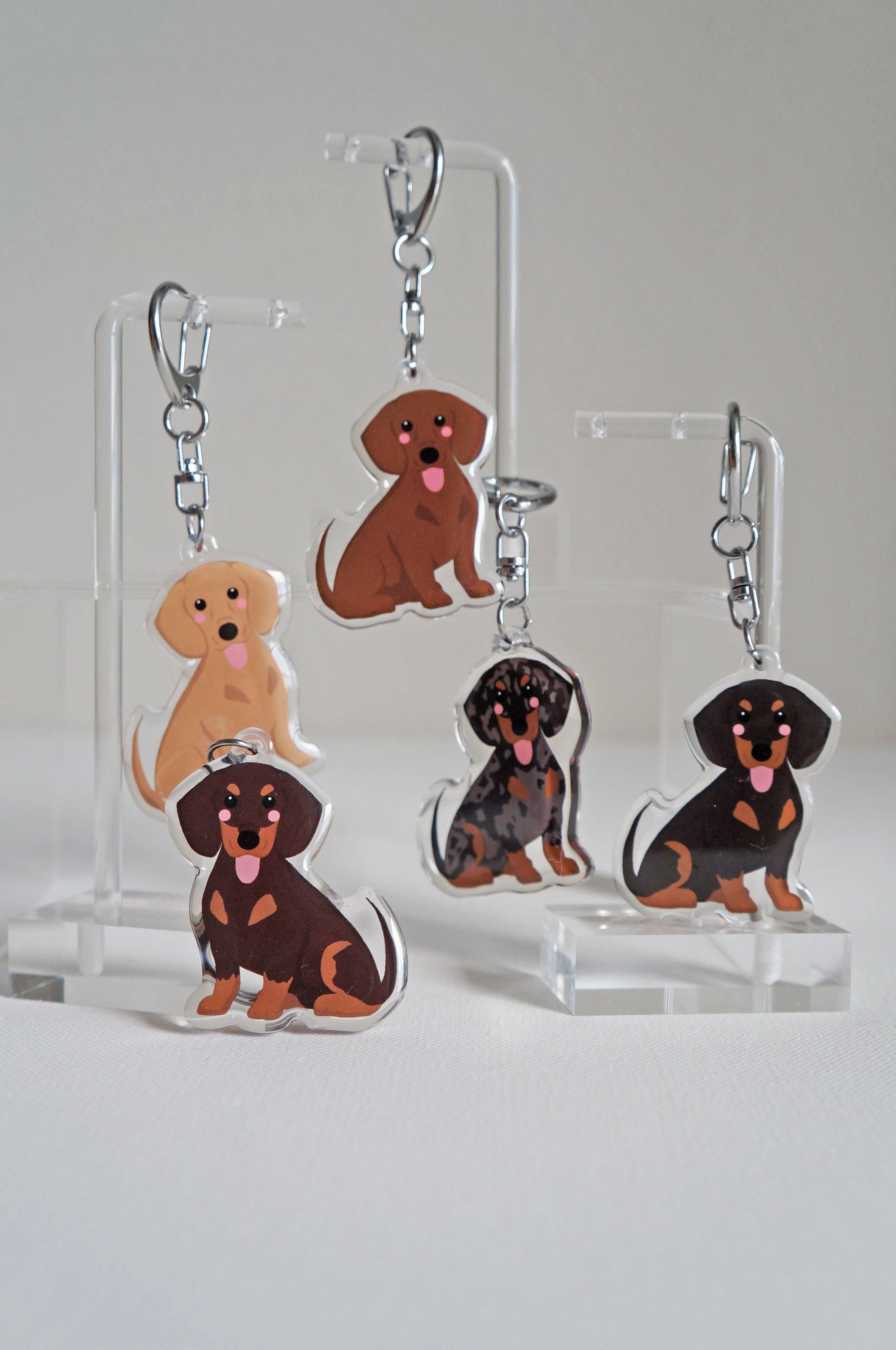 kiwi & WILLOW - Wholesale Keychain - Unisex - Dachshund Epoxy Keychain11