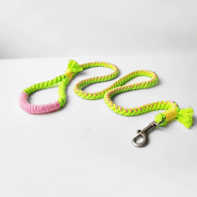 Cheerhunting – wholesale Pet leash – Dog – Loofie Colorful Dog Leash: Durable, Stylish, and Comfortable for Your Pet1