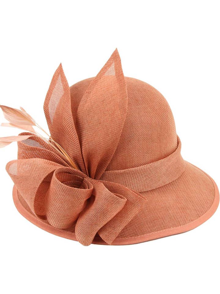 New Gatsby Fancy Flax Fabric Small Hat 2326 for wholesale by anbfashion