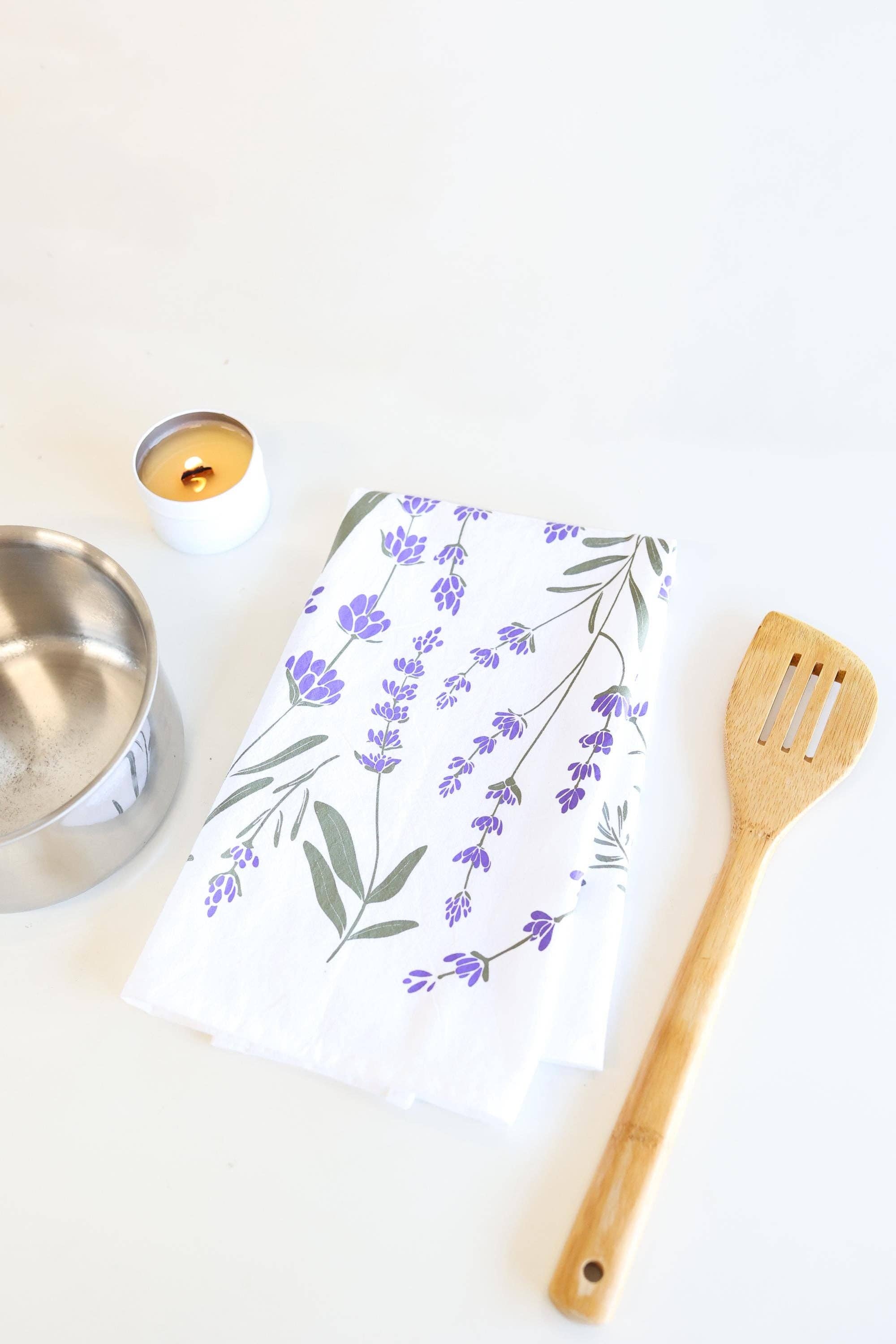 Highland Ridge  |  Handmade Home Decor - Wholesale Tea Towel - Lavender Tea Towel4