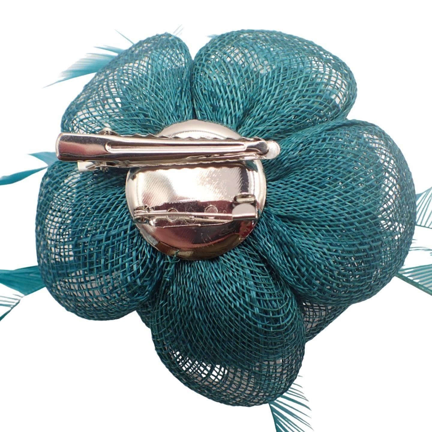 Topkids Accessories - Wholesale Fascinator Hat - Women's - Fascinator Hair Clip Fascinator Flower Hair Clip Fabric Flower Clip Wedding Fascinator Wedding Corsage Flower Fascinator On Clip & Brooch Pin For Women, Ladies, Girls23