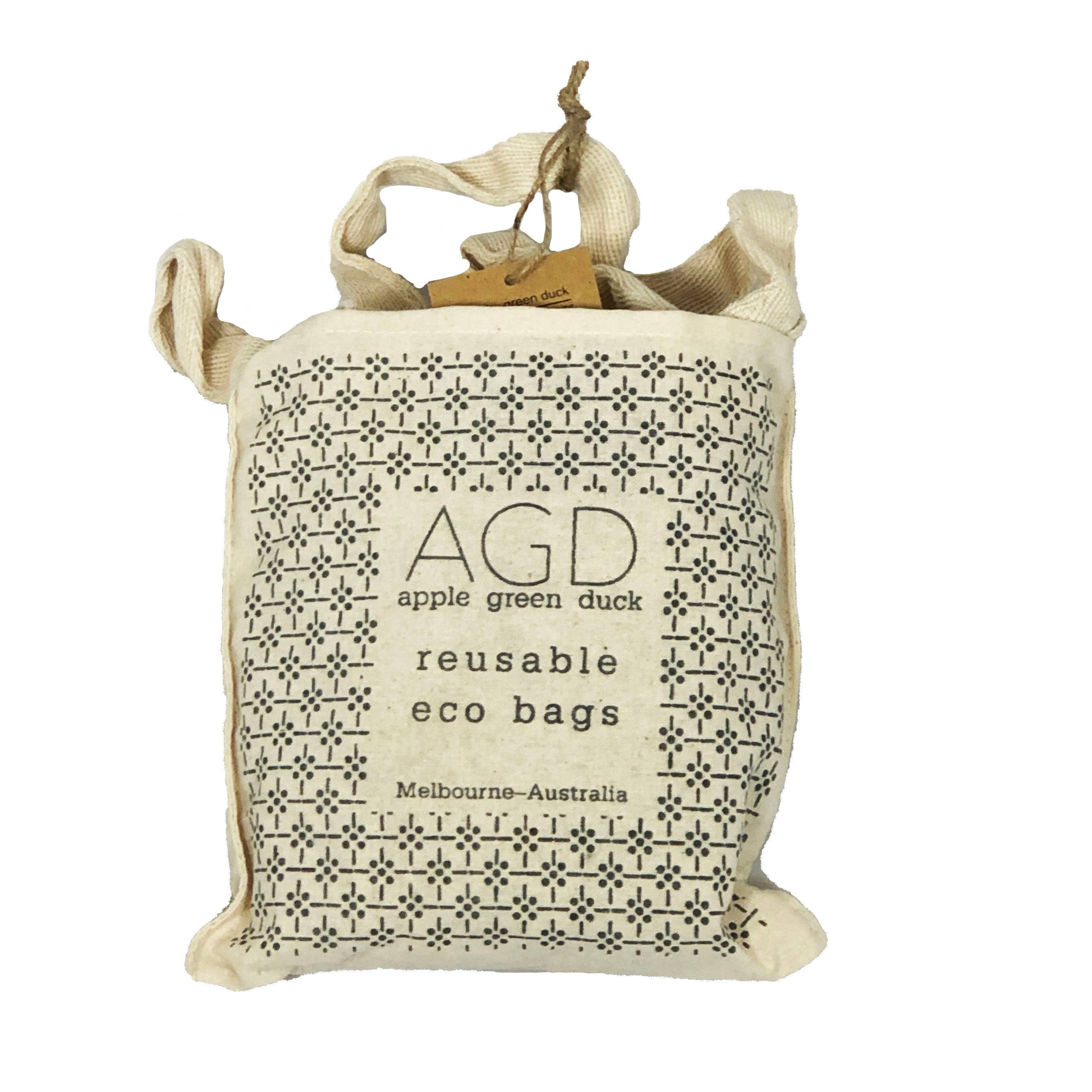 Apple Green Duck – Saco de mercearia/compras por atacado – Saco Net Crescent x 4 sortido11