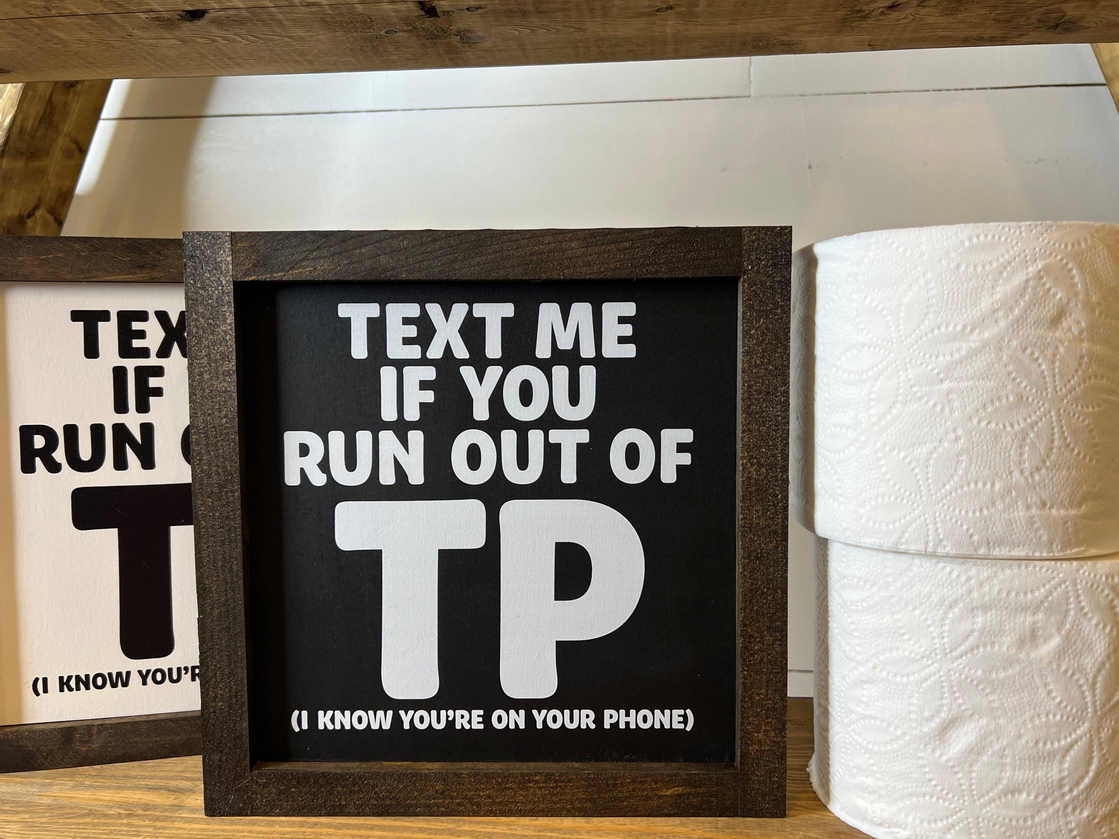 B & C Signs - Vente Pancarte - Envoyez-moi un SMS si vous n'avez plus de TP0