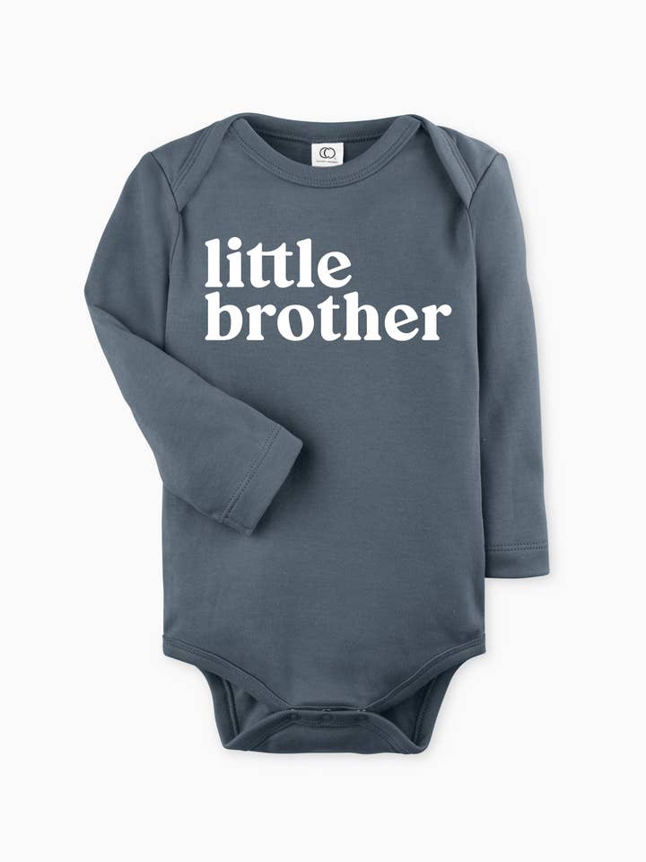 Verita Culture - Wholesale Bodysuit (Non-Footed) - Baby - Organic Cotton Little Brother Boy Bodysuit1