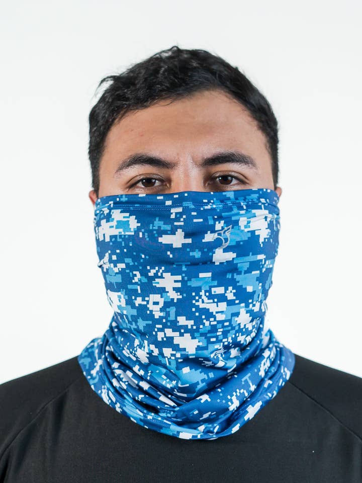 Cache-cou DigiCamo bleu pour la vente par GoWeaver