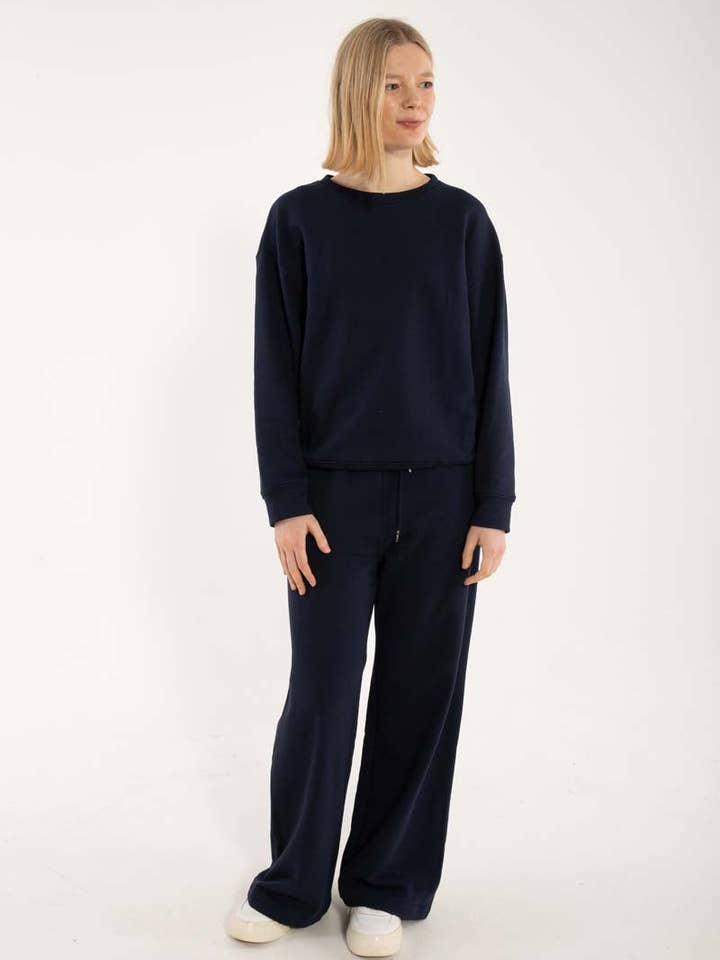 Danefae København - Wholesale Sweatshirt - Women's - Danepoppy Moleton Sweat Dk Navy4