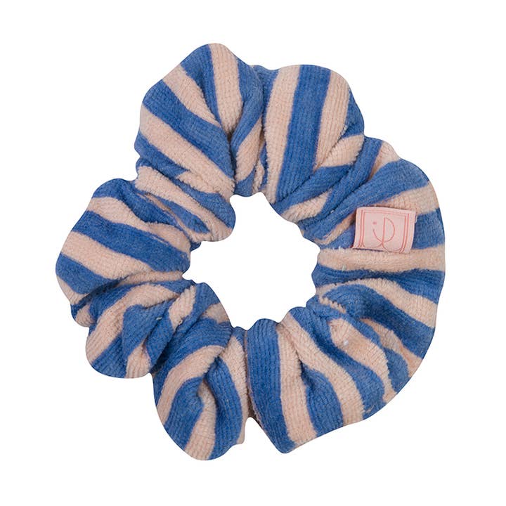 Elástico de cabelo listrado azul marinho e rosa por atacado de JERA MINI