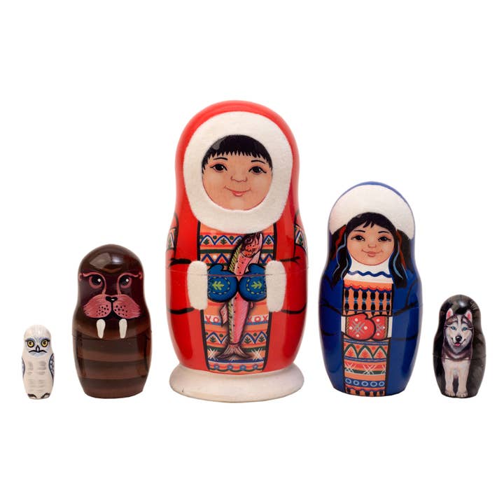 Eskimo Nestpop 5st./5" voor wholesale door Golden Cockerel